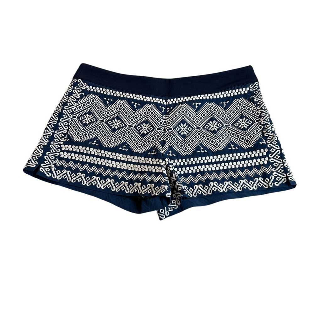 THML embroidered blue shorts